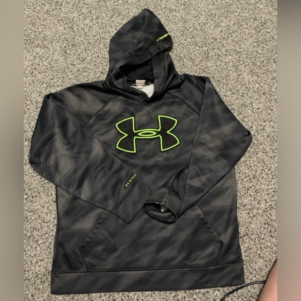 Youth Large black under armour hoodie